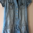 Farkkumekko / Denim Mekko - koko 134cm - pikkukuva 1