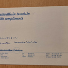 Minna Immonen, kukka-asetelma saavissa, käsipostia - pikkukuva 2
