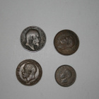 Englanti 3kpl one penny, 1kpl half penny alk. v.1902 - pikkukuva 2