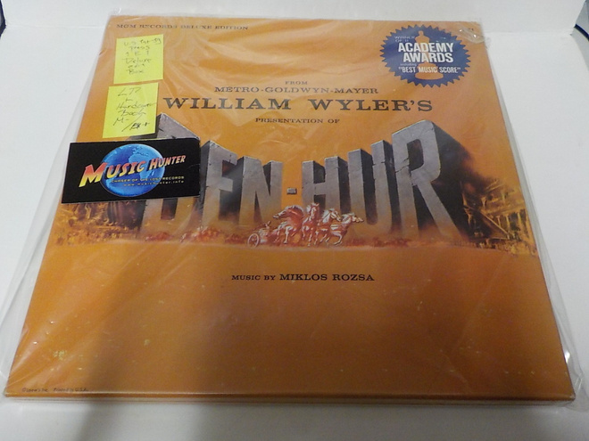WILLIAM WYLERS - BEN HUR DELUXE EDITION us -59 M-/EX+ LP