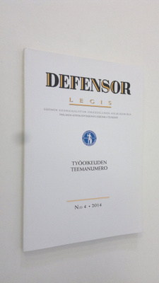 Defensor legis 4/2014 : Suomen asianajajaliiton äänenkann...