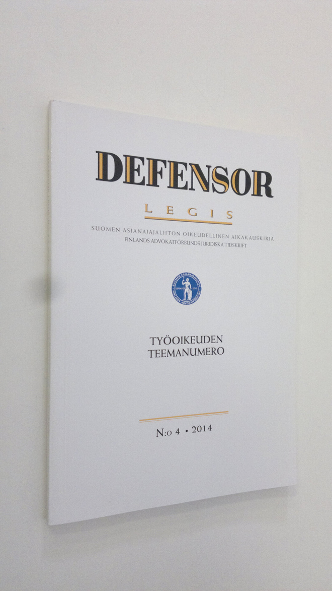 Defensor legis 4/2014 : Suomen asianajajaliiton äänenkann...