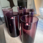 Harvinaiset Iittala i-114 juomalasit 5 kpl, violetti / lila - pikkukuva 1