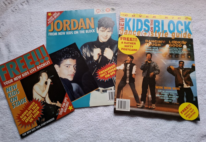 New Kids on the Block materiaalia.