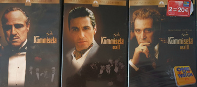 Kummisetä 1 - 3 DVD