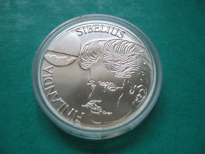 100 mk hopea juhlaraha  Jean Sibelius - 1999