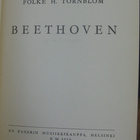 Folke H. Törnblom: Beethoven, Fazer 1958. 168 s. - pikkukuva 2