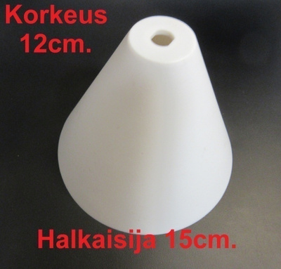 Kattovalaisimen suojakupu, valkoinen