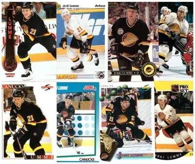 8 x JYRKI LUMME Vancouver Canucks