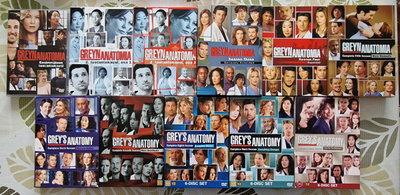 GREY'S ANATOMY kaudet 1-10 - DVD Boxit