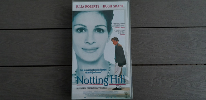 VHS: Notting Hill (Julia Roberts, Hugh Grant 1999) UUSI