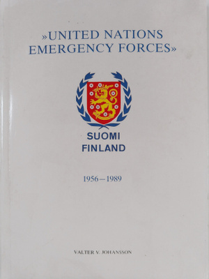 Valter V. Johansson : United Nations emergency forces S.F...