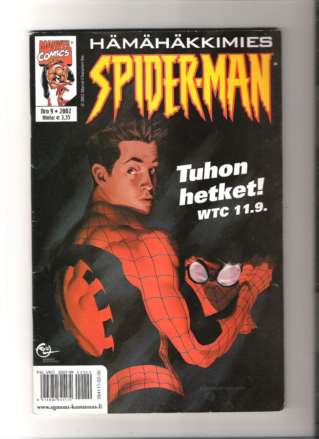 Hämähäkkimies Spiderman 7,9 ja12  2002.