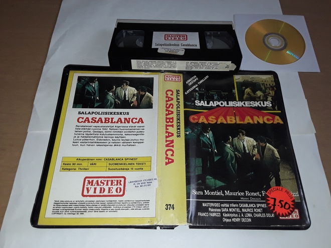Salapoliisikeskus Casablanca - SFX VHS/DVD-R (Master Video)