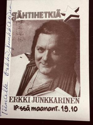 Erkki Junkkarinen nimikirjoitus