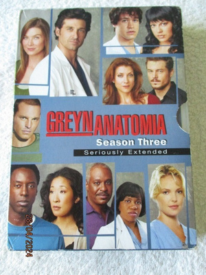 GREYN ANATOMIA (4 x DVD) 3. TUOTANTOKAUSI