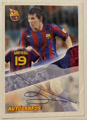 Lionel Messi #109 Autografos Panini Sports 05-06