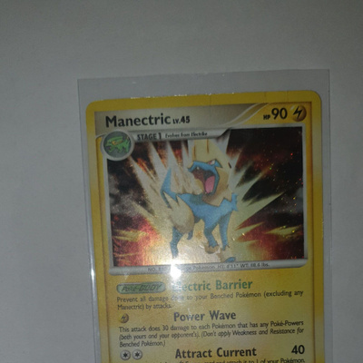 Manectric #11 Pokemon Platinum RARE HOLOGRAPHIC card