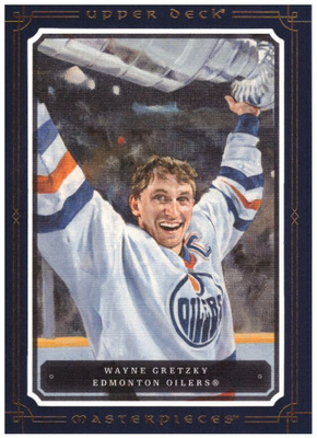 WAYNE GRETZKY Oilers, 08-09 Up.D. Masterpieces #XL-WG