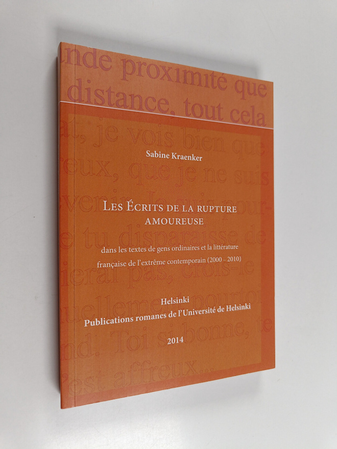 Helsingin yliopisto ym. : Les ecrits de la rupture amoure...