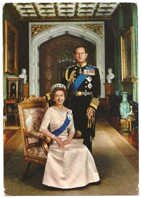 H.M. Queen Elizabeth II and H.R.H Prince Philip (1983)