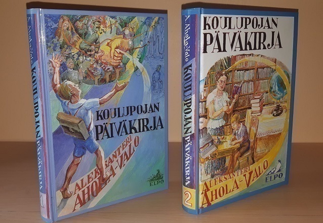 Aleksanteri Ahola-Valo : Koulupojan päiväkirja 1-2 (sid.)