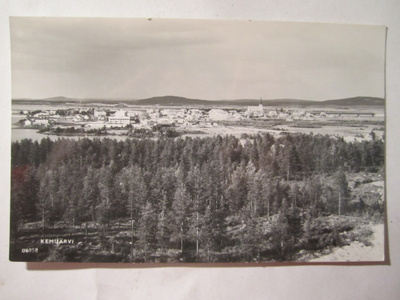 VANHA Postikortti Kemijärvi 1950-l Alkup.Mallikappale