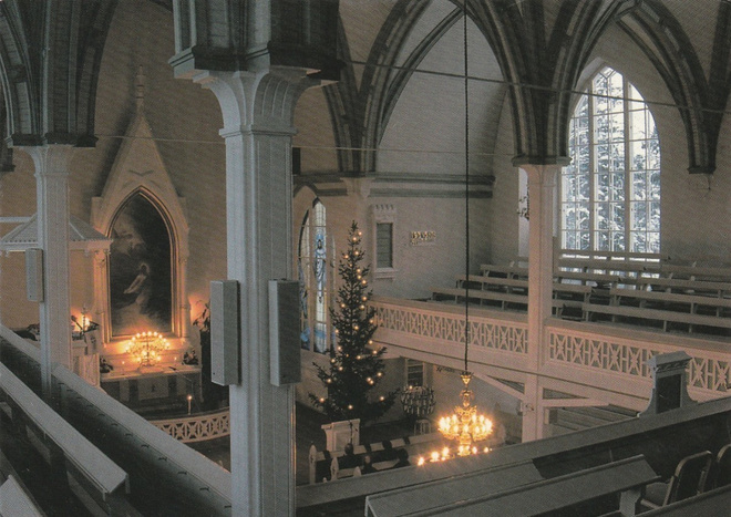 KIRKKOKORTTI - ALAHÄRMÄN KIRKKO - SISÄKUVA