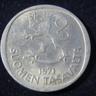 1 markka 1971 - pikkukuva 2