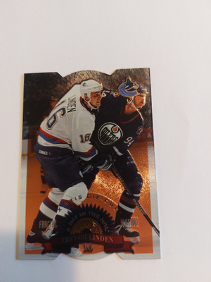 97-98 Leaf Fractal Matrix Die Cuts #197 Trevor Linden BX/400