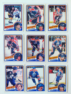 84-85 Opc - Edmonton Oilers 12kpl