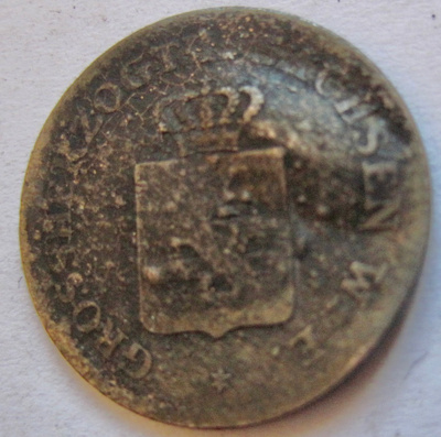 Saksa Saksi 1 SIlber Groschen 1840 A Hopeaa