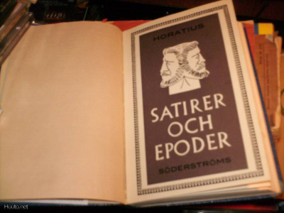 HORATIUS Satirer och epoder ( 1959 ) Sis.postikulut