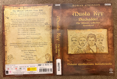 MUSTA KYY / BLACKADDER KOKO SARJA (6 DVD) Rowan Atkinson