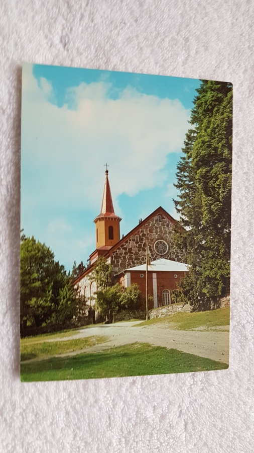 KARJALOHJAN v. 1970 palanut kirkko Postikortti*
