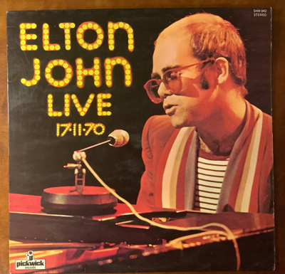ELTON JOHN LIVE 17-11-70, vinyyli lp
