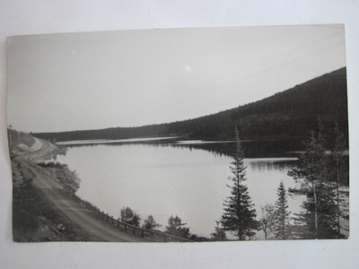 VANHA Postikortti Lappi Kittilä Immeljärvi 1930-l