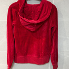 Cubus vadelmanpunainen veluurihuppari, XS / Raspberry red ve - pikkukuva 1