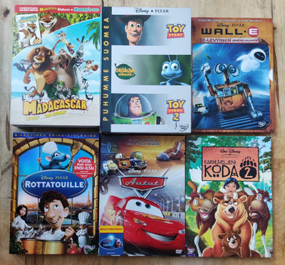 10 Leffaa (Autot, Wall-E, Toy Story jne ..)
