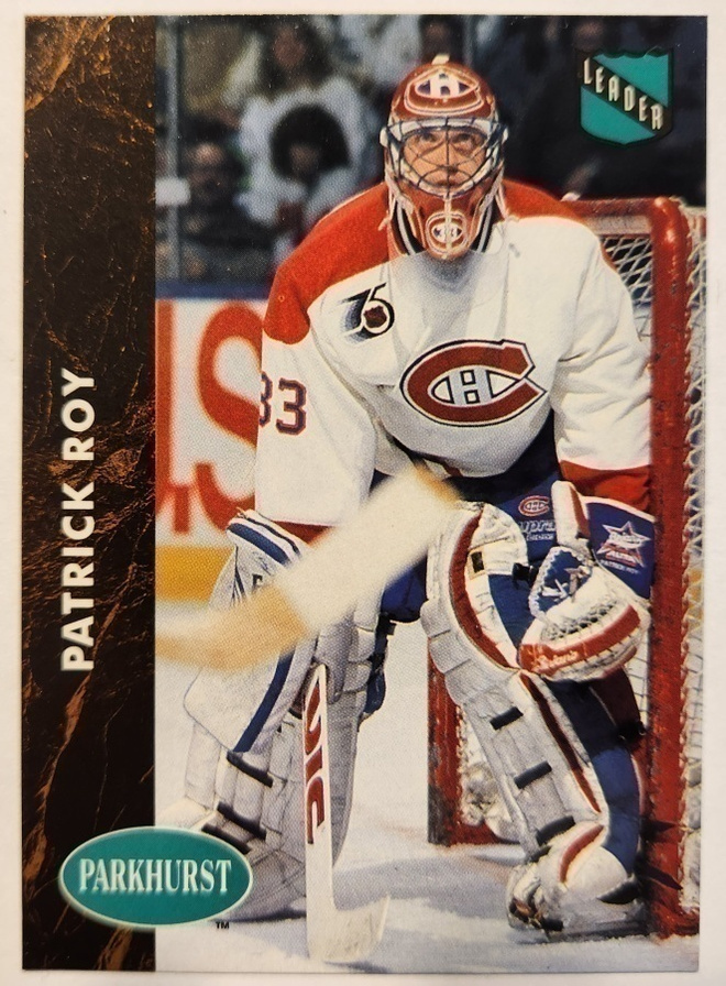 Patrick Roy Keräilykortti 1992-1993 Parkhurst #442