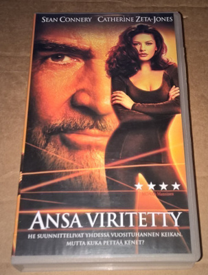ANSA VIRITETTY SEAN CONNERY ZETA-JONES 1999 VHS
