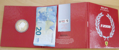 Cookinsaaret 1 Dollar 2008 Ferrari PROOF