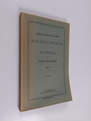 Suomalais-ugrilaisen seuran aikakauskirja XLV