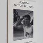 Esa Laitinen : Suomen yleisurheilu 1933 - pikkukuva 1