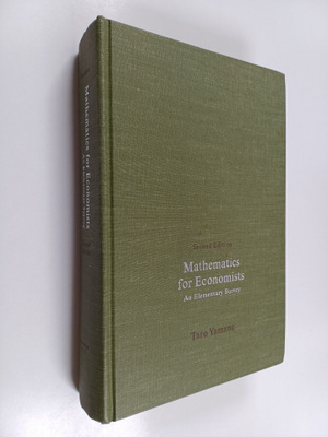 Taro Yamane : Mathematics for Economists