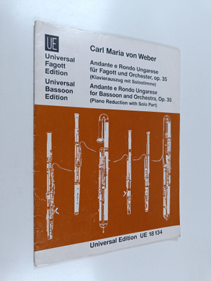 Carl Maria von Weber : Andante e rondo ungarese for Basso...