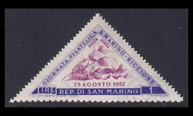 San Marino 485 ** Postimerkkinäyttely 1 L (1952)