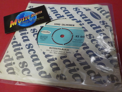 SIMO SALMINEN - ROTESTILAULU VG+ 7'' SINGLE