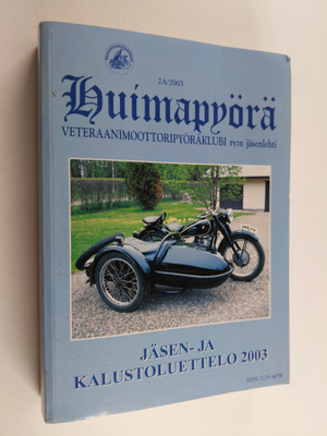 Huimapyörä 2A/2003: Veteraanimoottoripyöräklubi ry:n jäse...