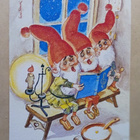 Eero-Einari: Tonttutrio laulaa puurovati edessään, p. 1976 - pikkukuva 1